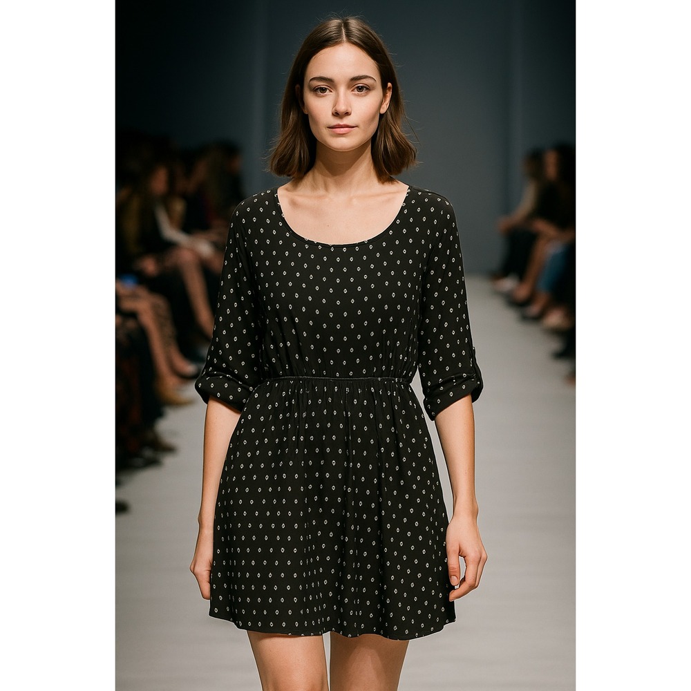 SIREN LILY Women's Black Polka Dot Maternity Tunic Top Size 2X – Stylish Comfort